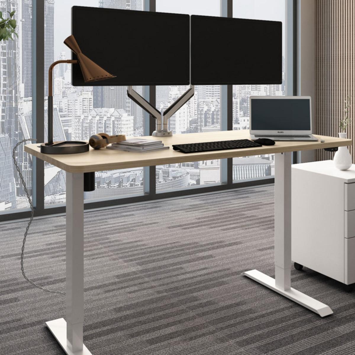 EASY Height Adjustable Table with 1 motor 160x70cm