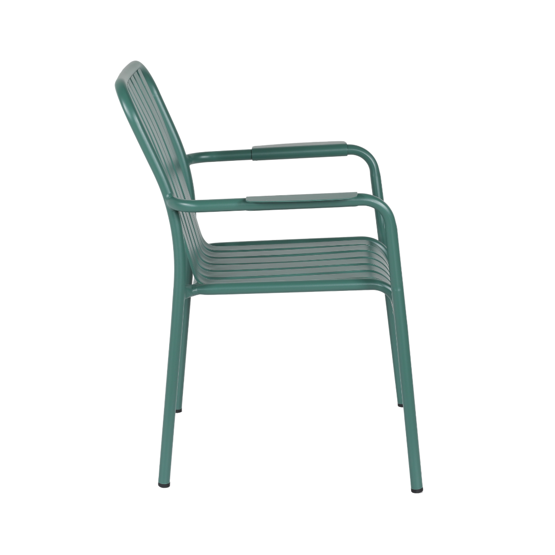 Rimini metal chair, stackable