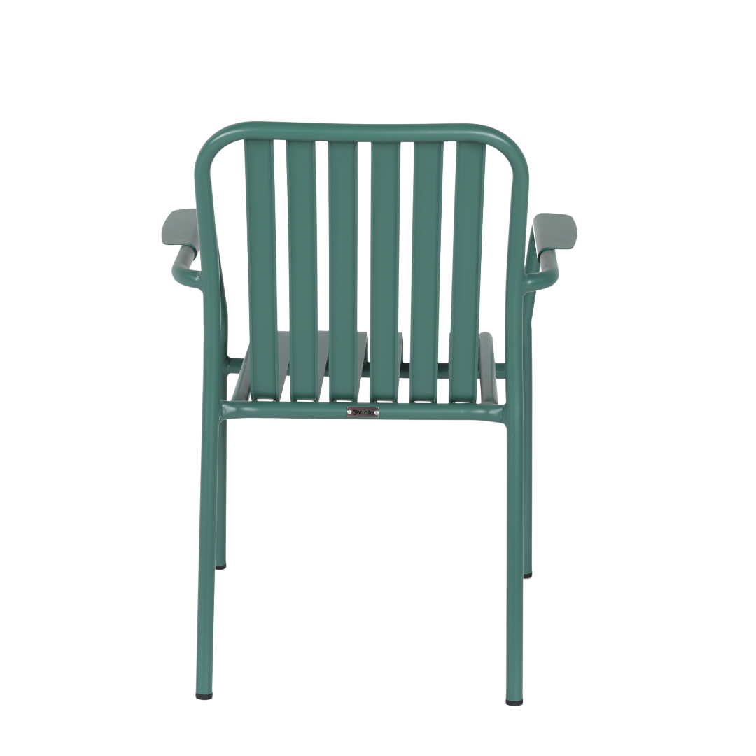 Rimini metal chair, stackable
