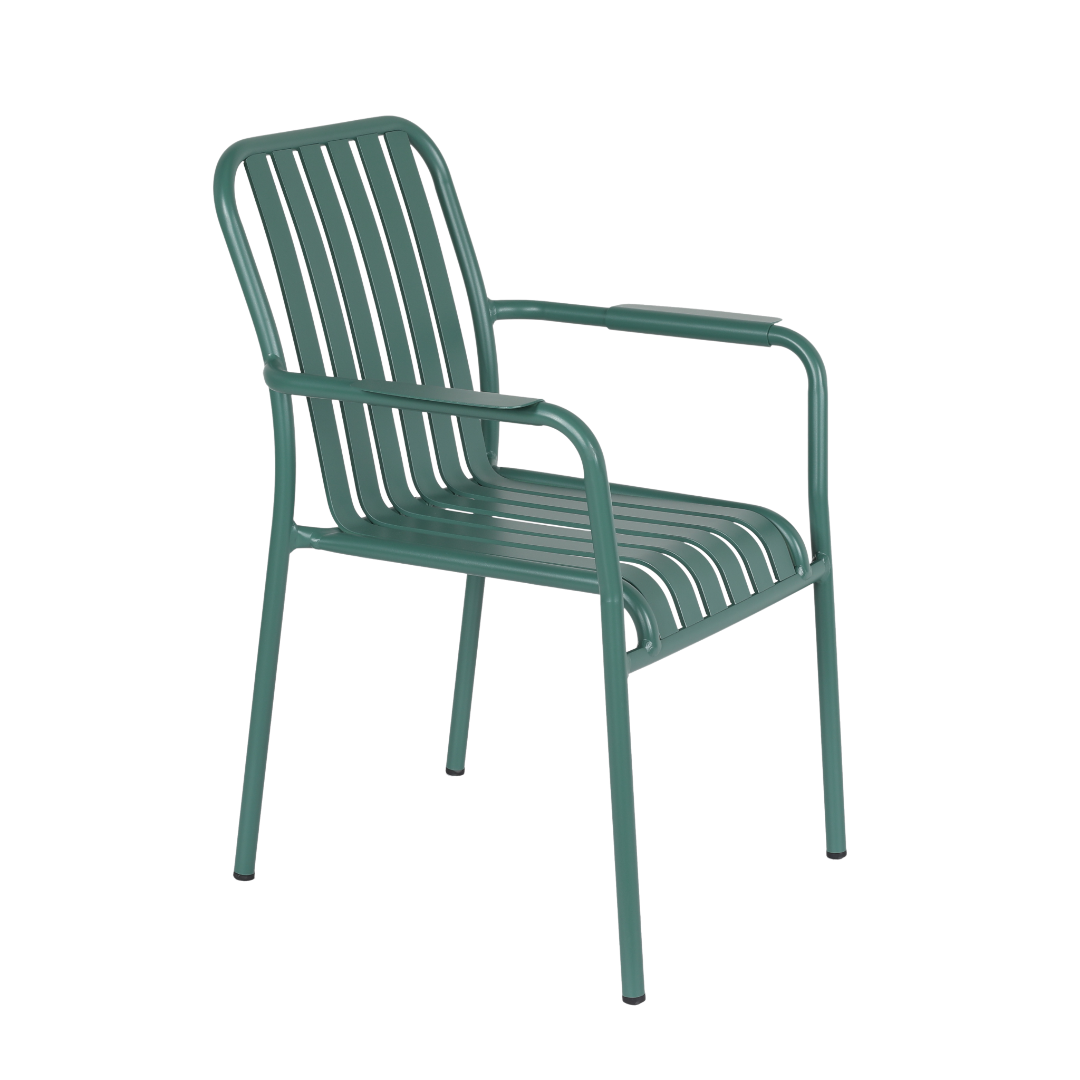Rimini metal chair, stackable