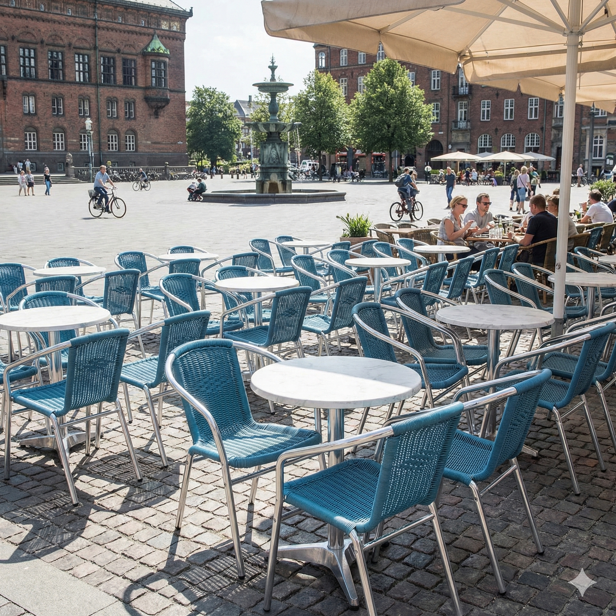 Amsterdam - Cafe chair - wicker