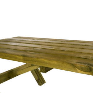 Garden Table/Bench Set with foldable seats