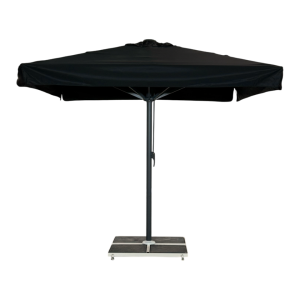 Giant parasol 5x5m complete with valance - Gray Frame