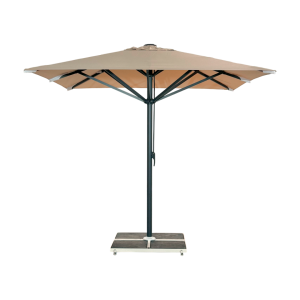 Giant parasol 3x3m complete without valance - Gray Frame