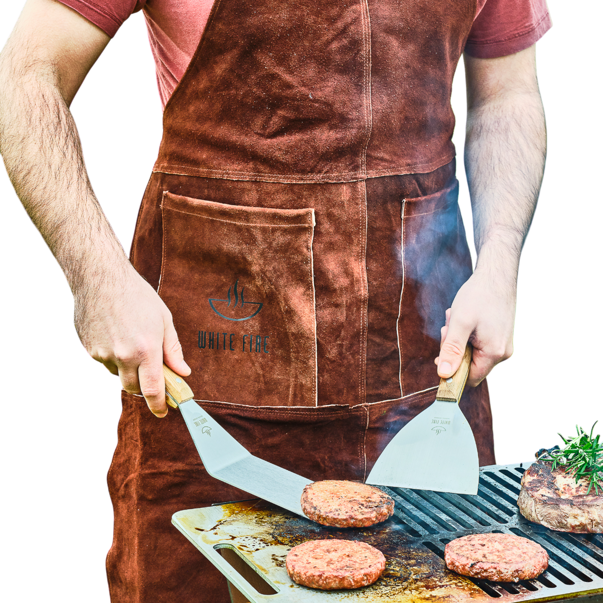 Leather apron, White Fire