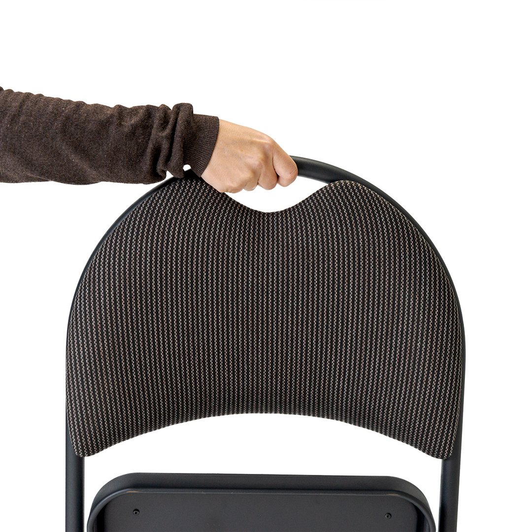 Zown Günther foldable chair with upholstery
