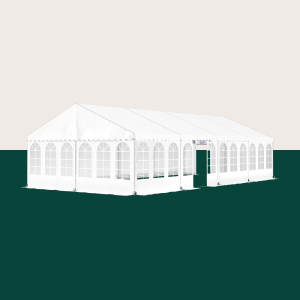 Party Tent Complete 6 x 12 mtr. WHITE