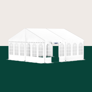 Party Tent Complete 6 x 6 mtr. WHITE