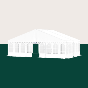 Party Tent Complete 9 x 6 mtr. WHITE