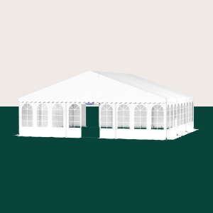 Party Tent Complete 9 x 9 mtr. WHITE