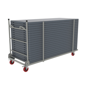 Zown Table Trolley L-Trolly incl. 20 tables