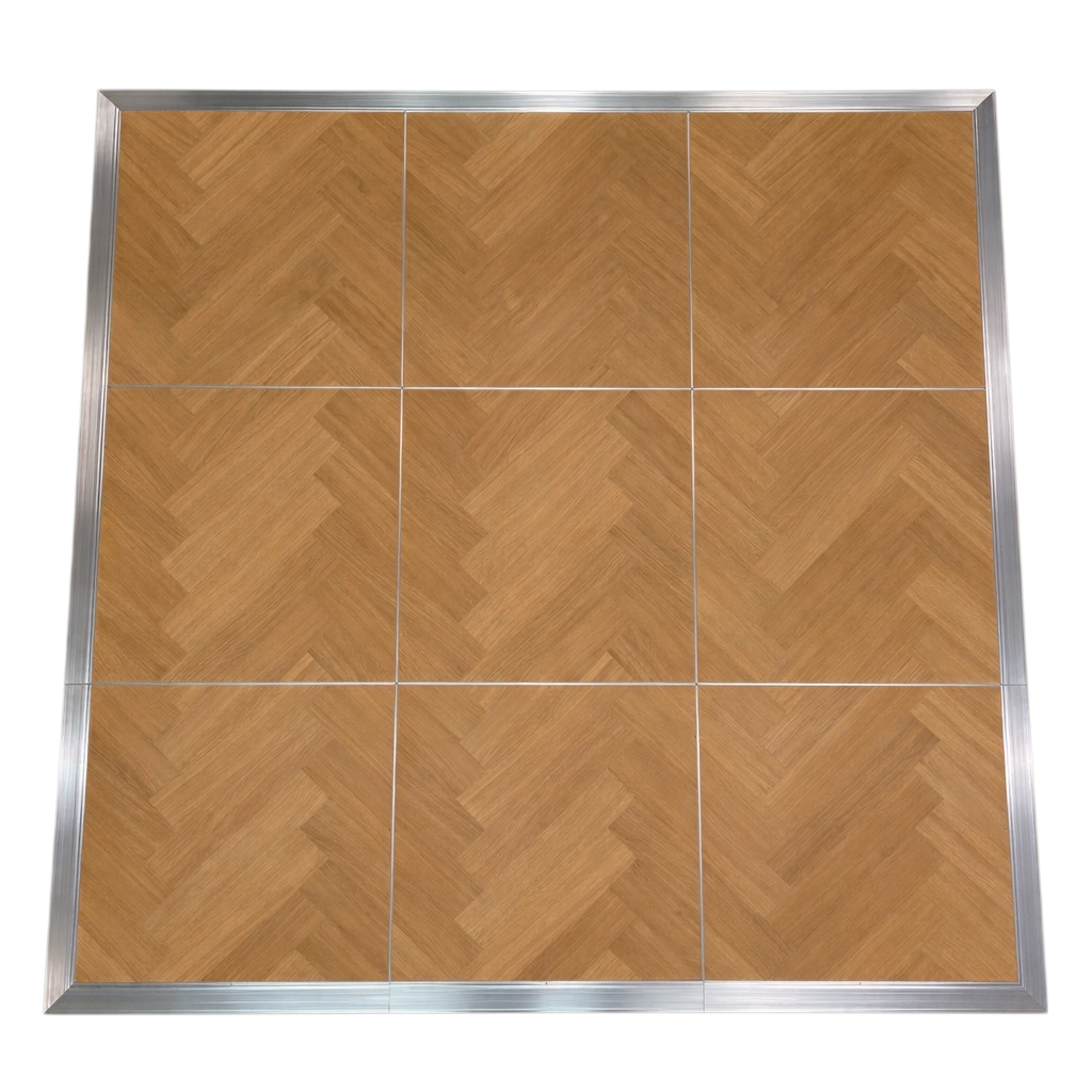 25m2 Dance floor incl. aluminum profiles and trolley