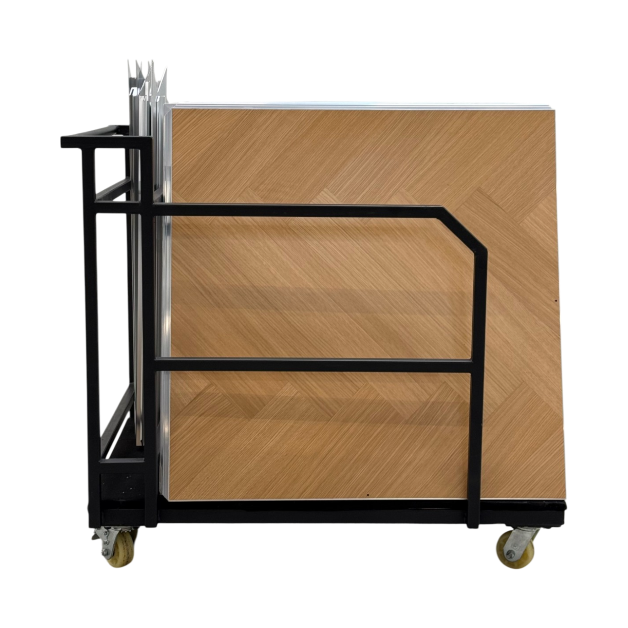 25m2 Dance floor incl. aluminum profiles and trolley