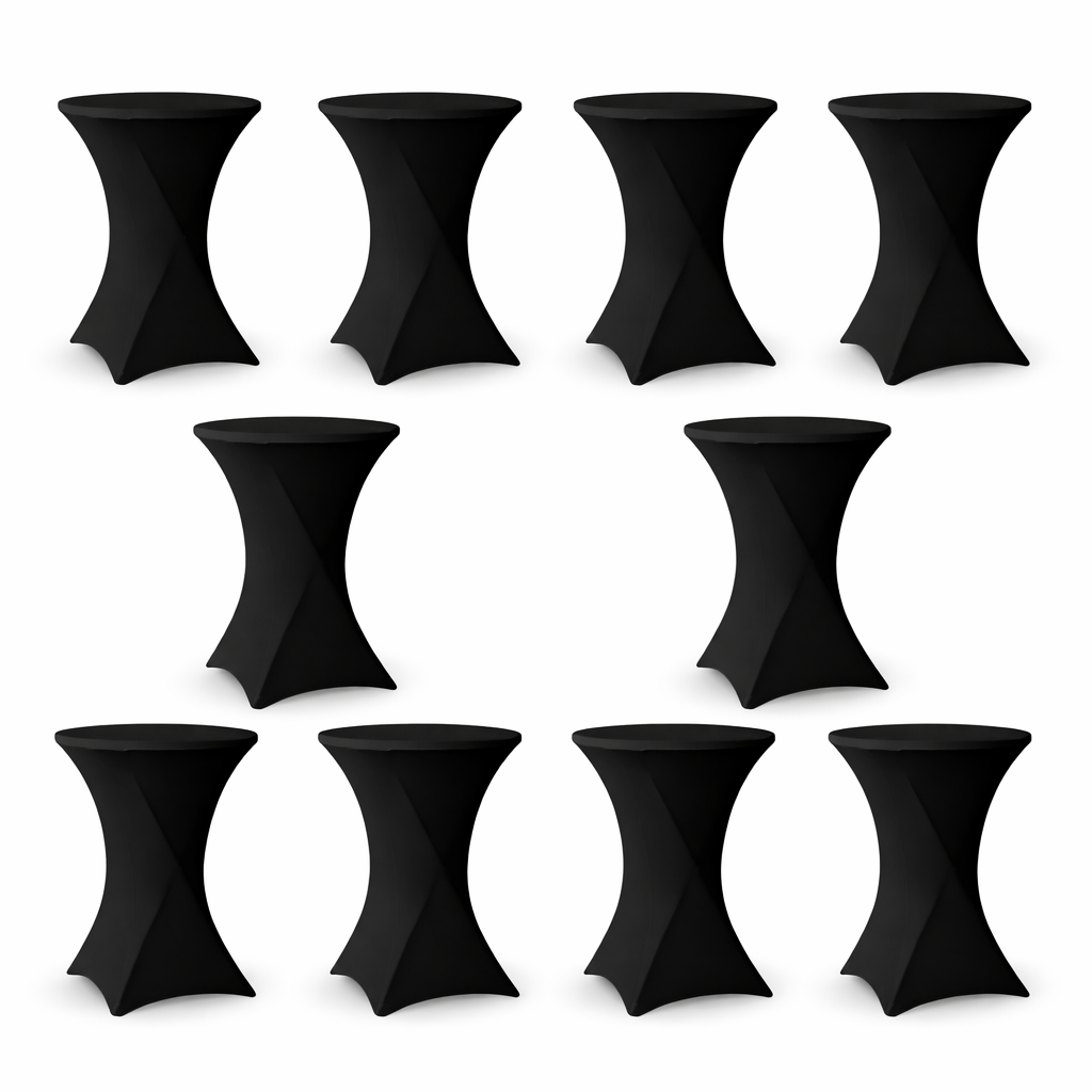 Stretch cover for standing table 10-pack