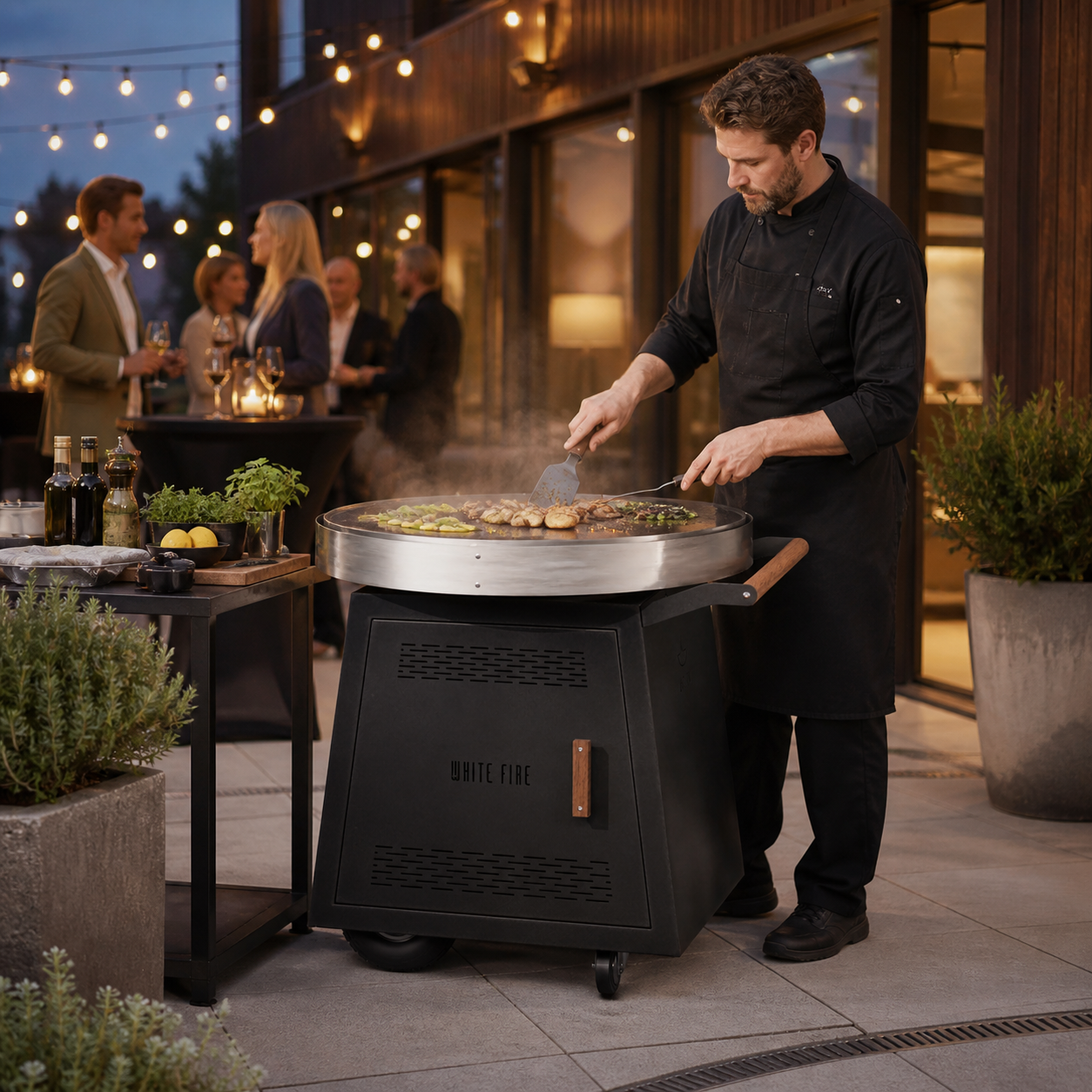 Blaze, White Fire Gas Grill