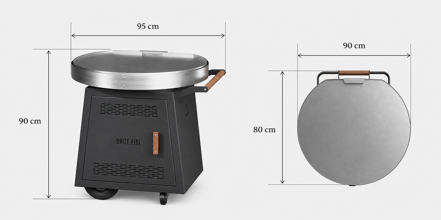 Blaze, White Fire Gas Grill