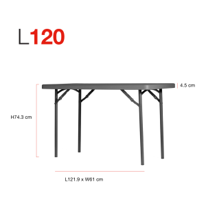 Zown New Classic - foldable table L120x60 cm