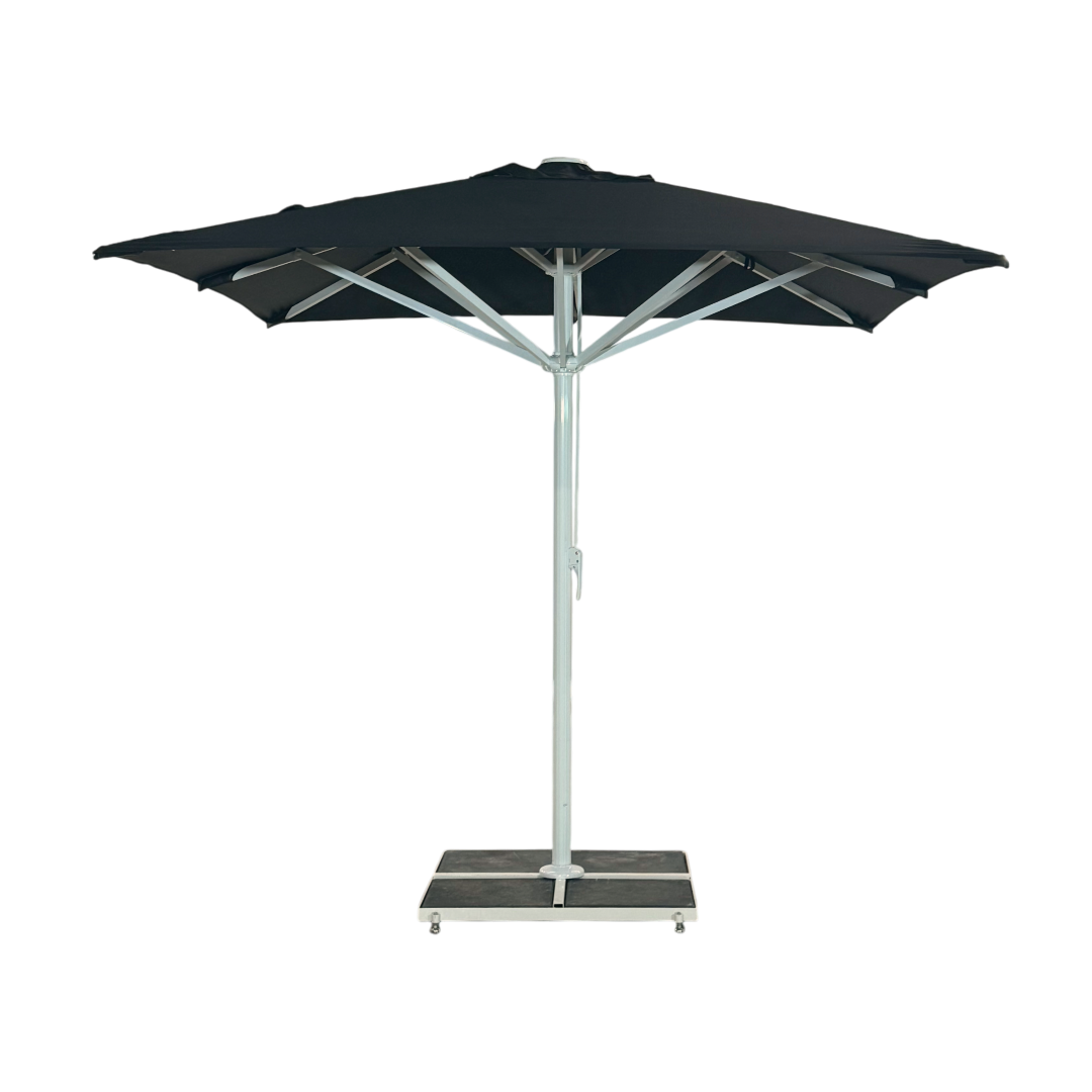 Giant parasol 5x5m complete w/o valance - White Frame