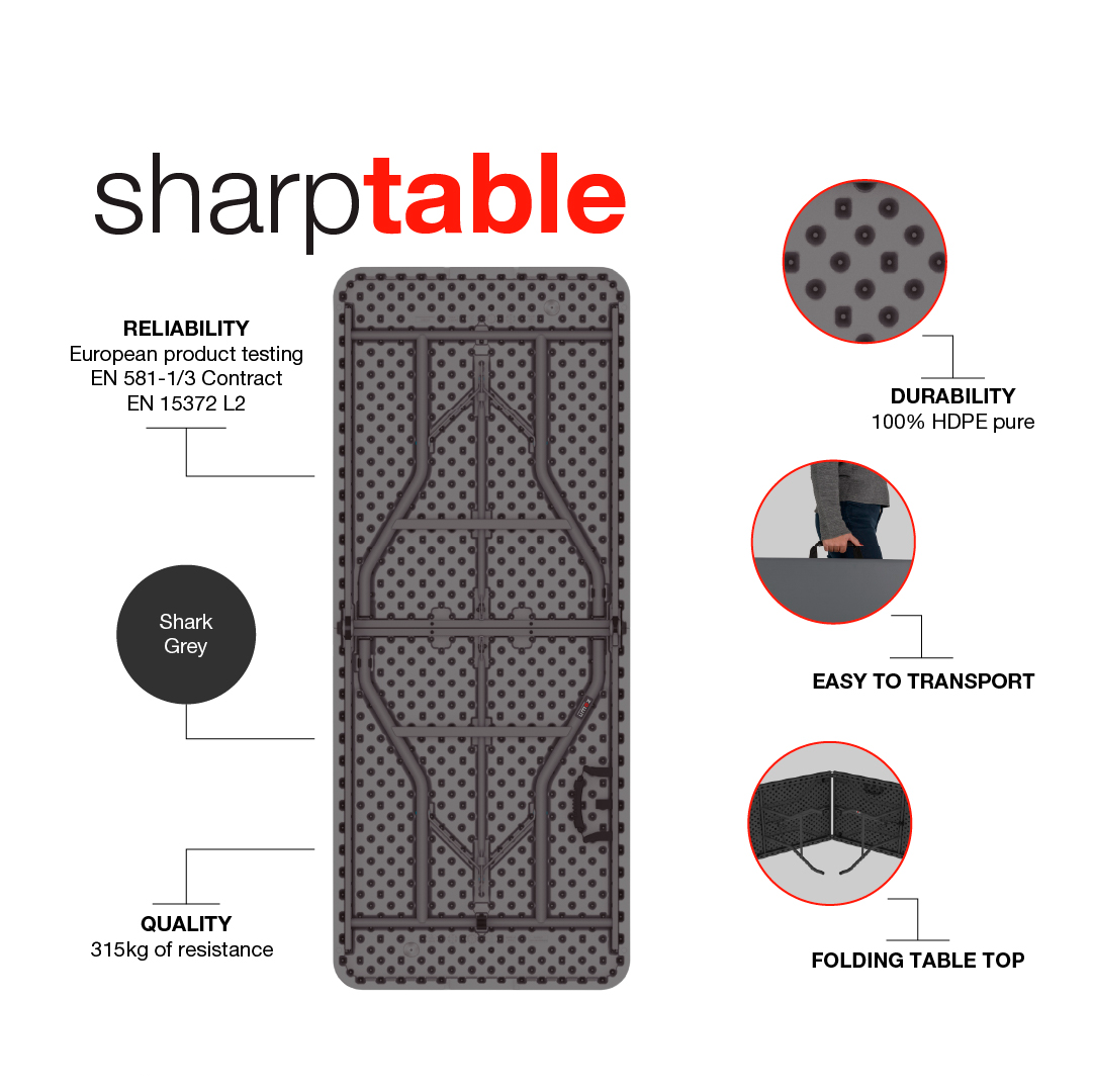Zown New Classic - Sharp Table foldable table