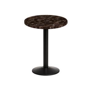 Karacabey marble-look tabletop round