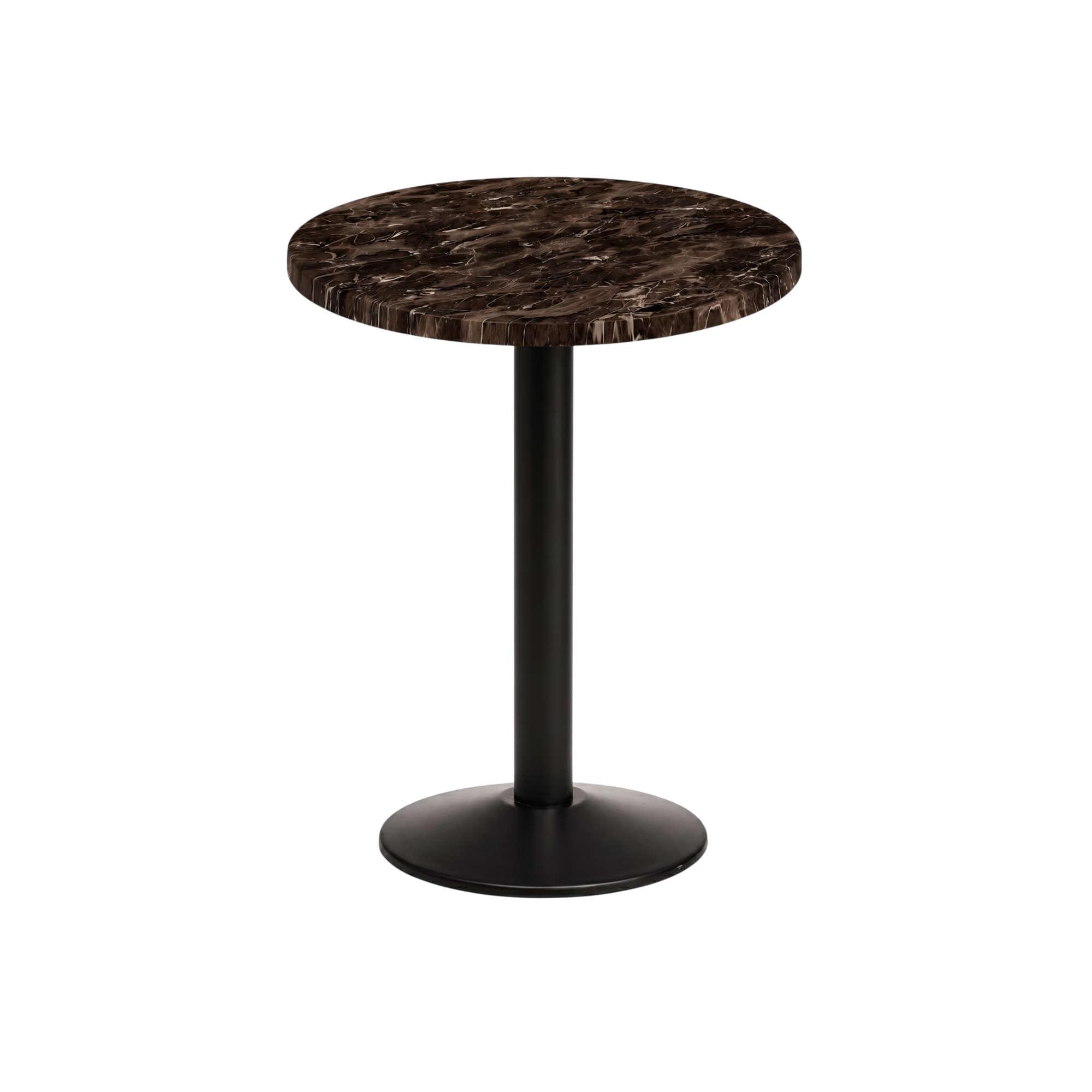 Karacabey marble-look tabletop round