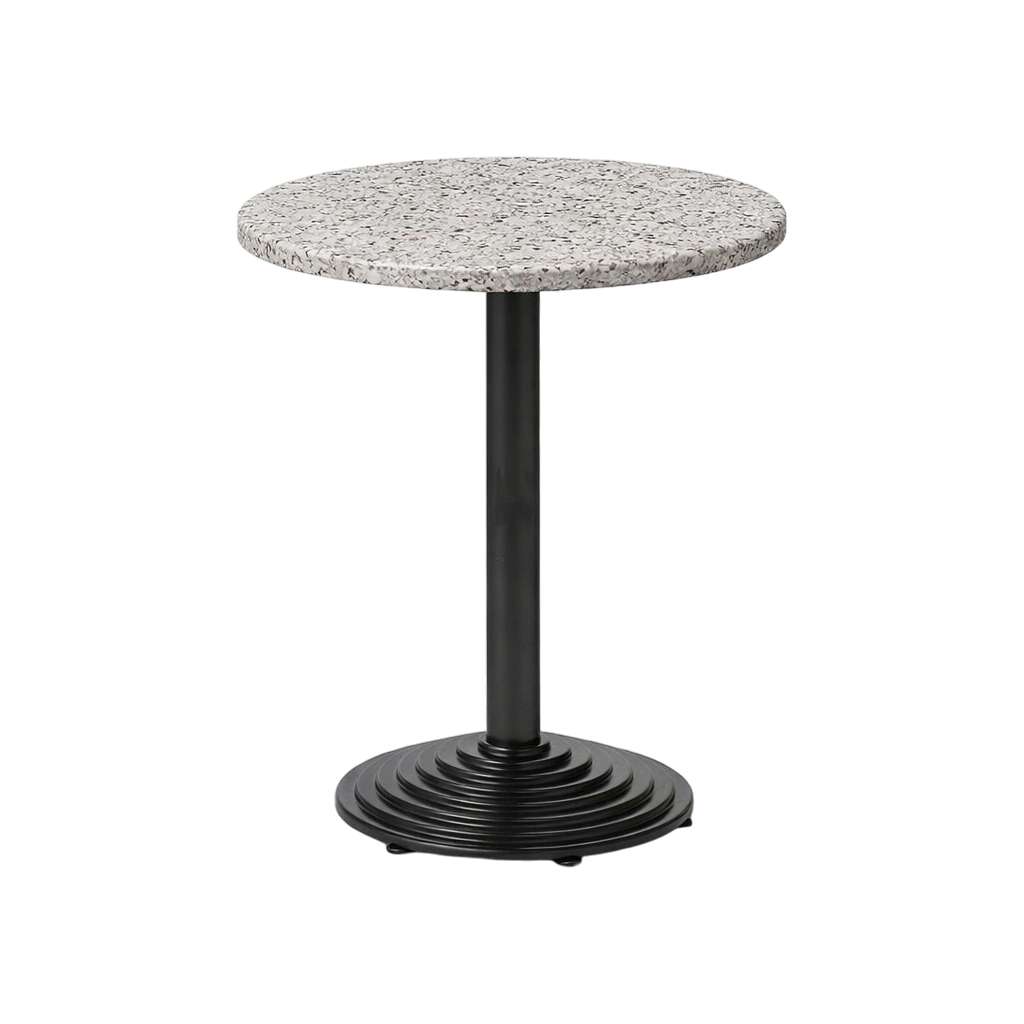 Terrazzo look tabletop round