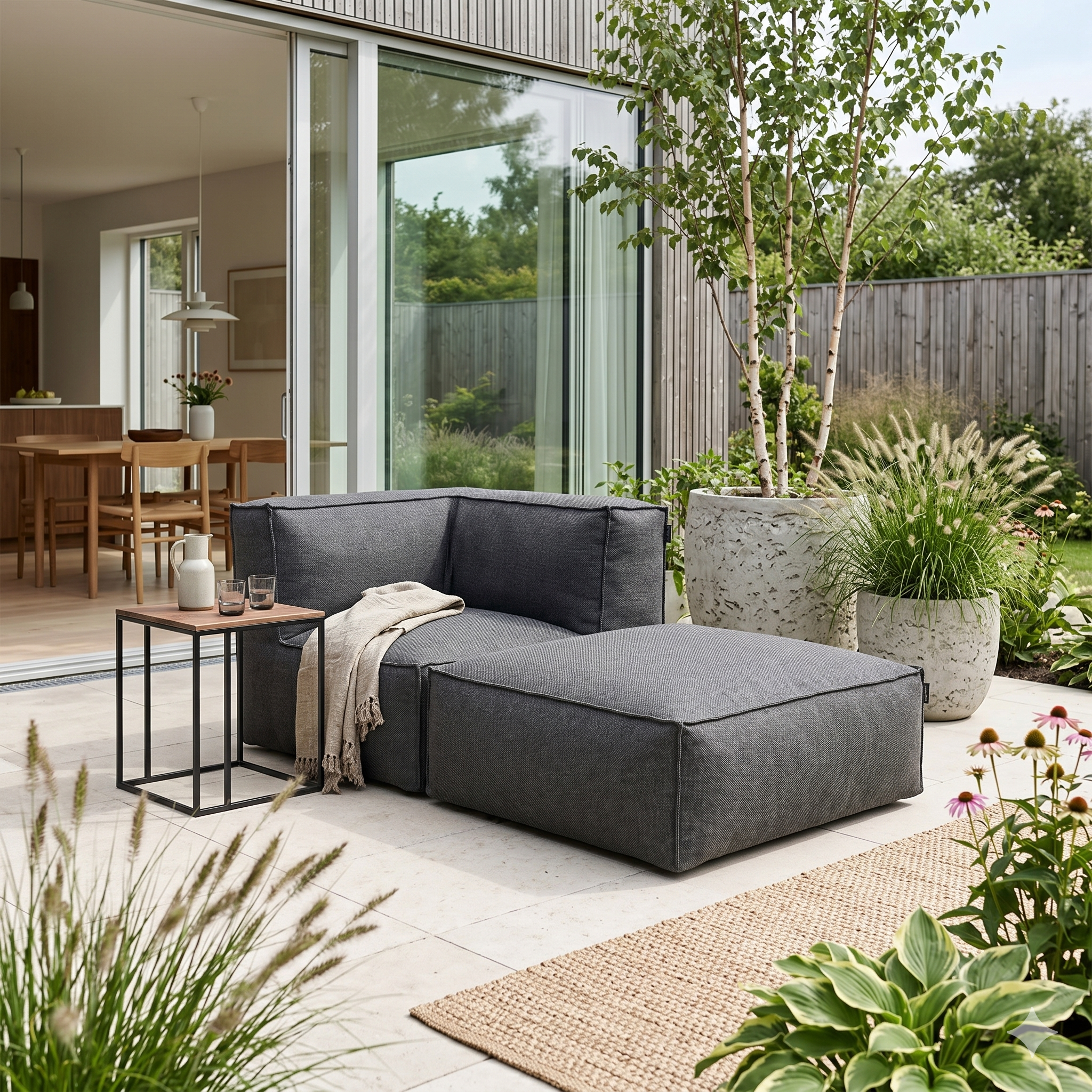 Cozy Lounge Sofa pouf module