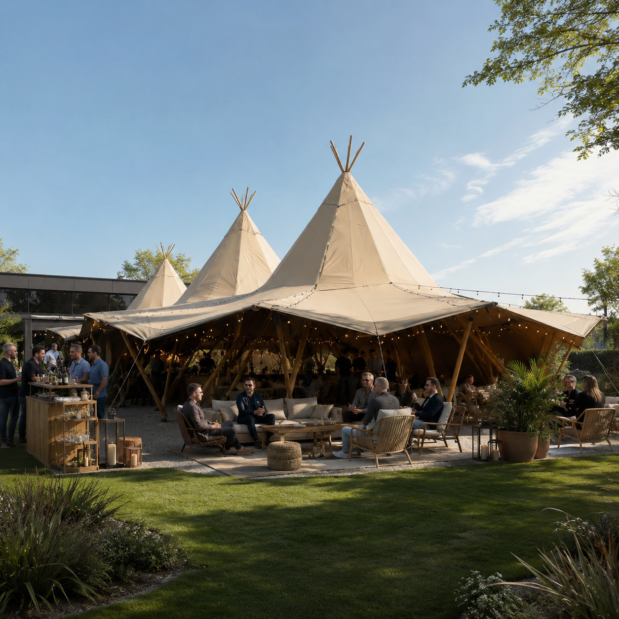 Teepee Ø8m Canvas