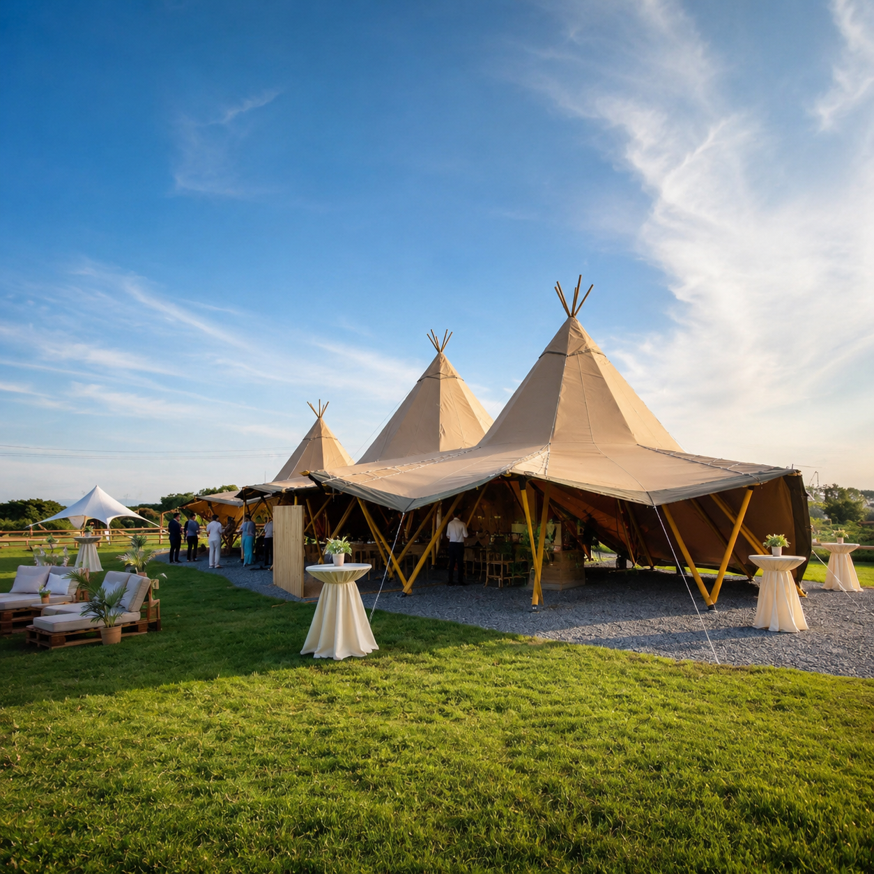 Teepee Ø8m Canvas