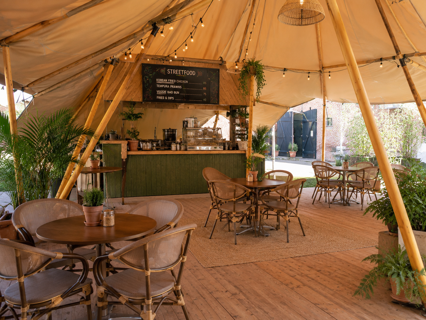Teepee Ø8m Canvas