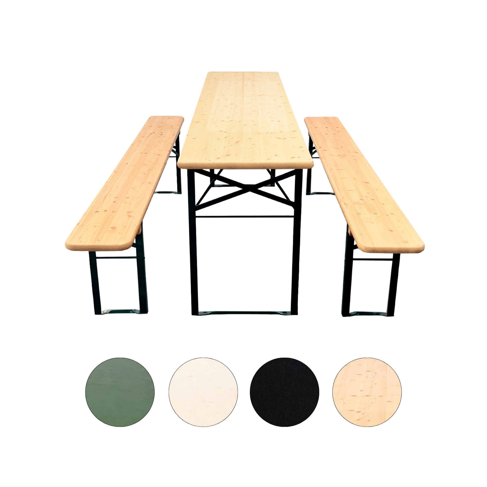 Brau Table/bench set 220x50 cm
