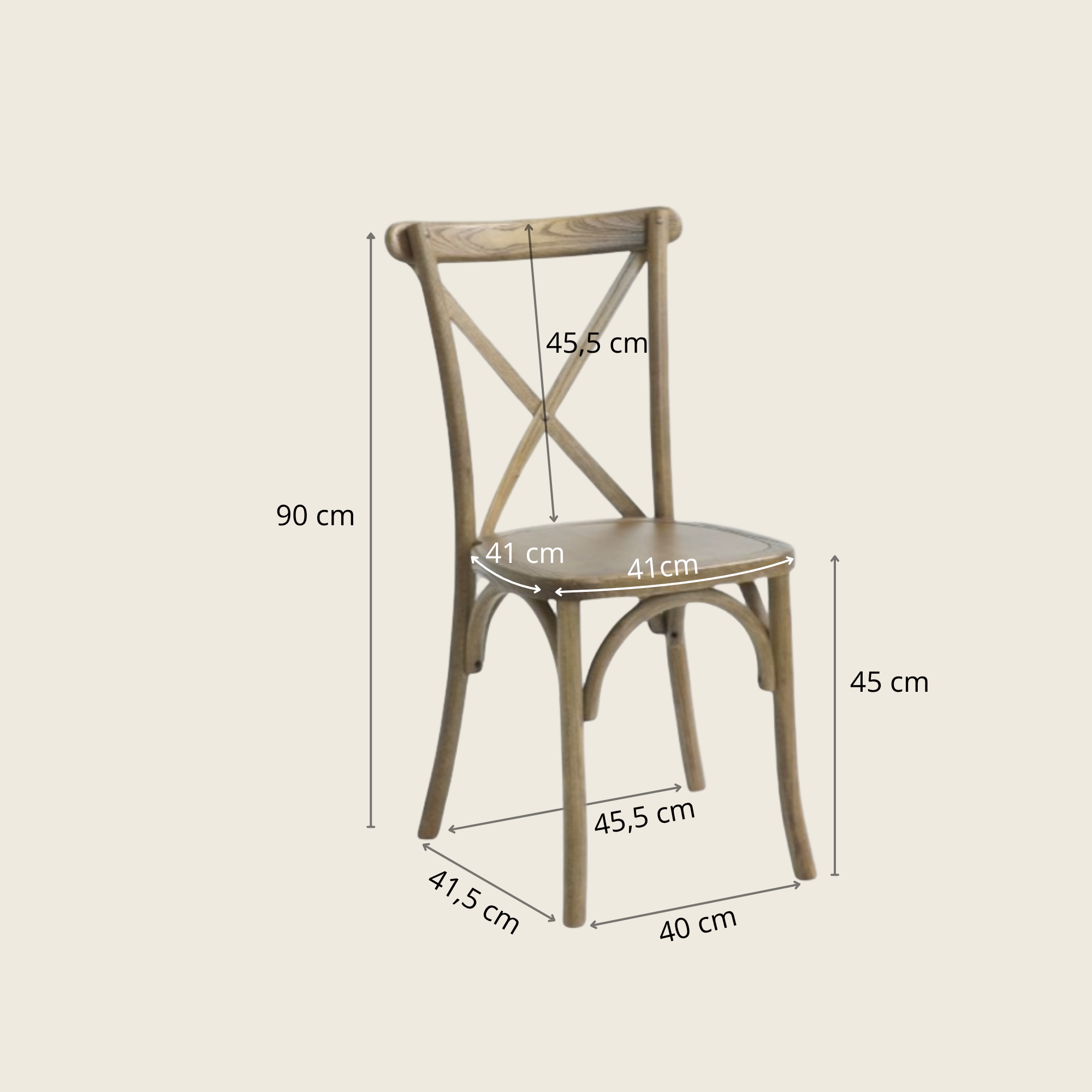 Crossback chair