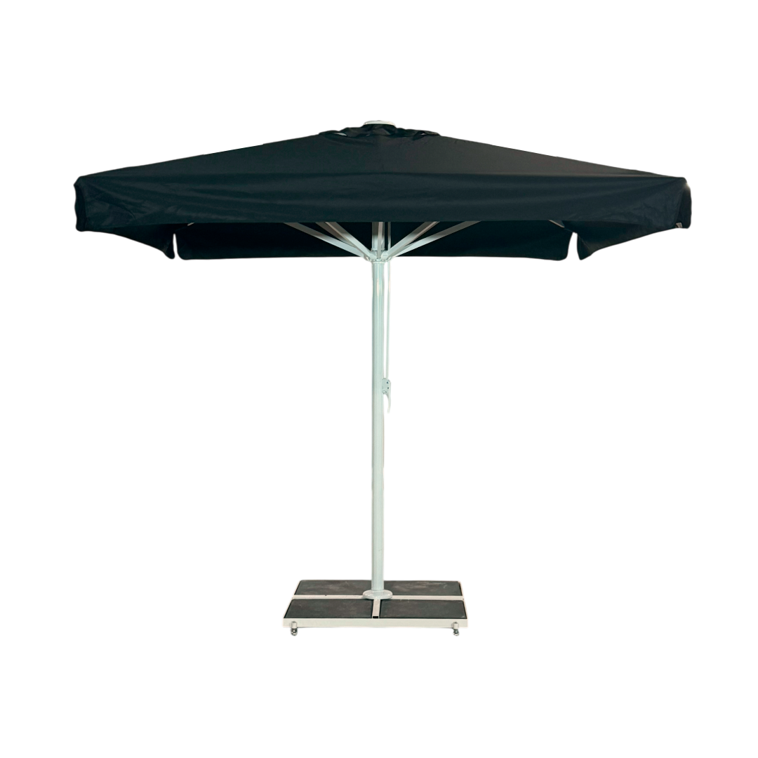 Giant parasol 3x3m complete with valance - White Frame