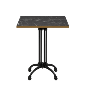 Black Pietro Grigio tabletop square Lamidur