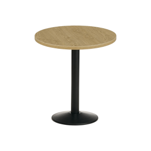 Cognac Oak tabletop round Lamidur