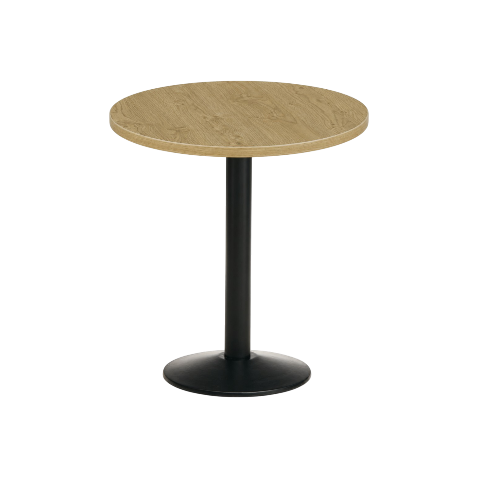 Cognac Oak tabletop round Lamidur