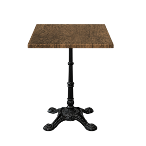 Dark oak tabletop square