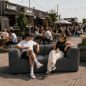Cozy Lounge Twin | Dark grey