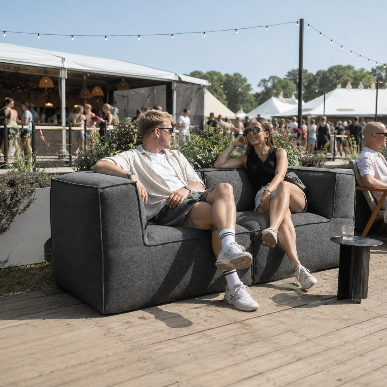 Cozy Lounge Twin | Dark grey