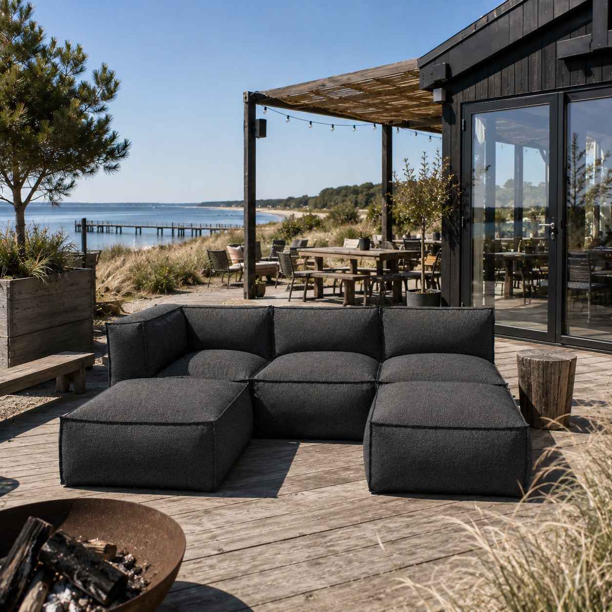 Cozy Lounge Family | Dark grey