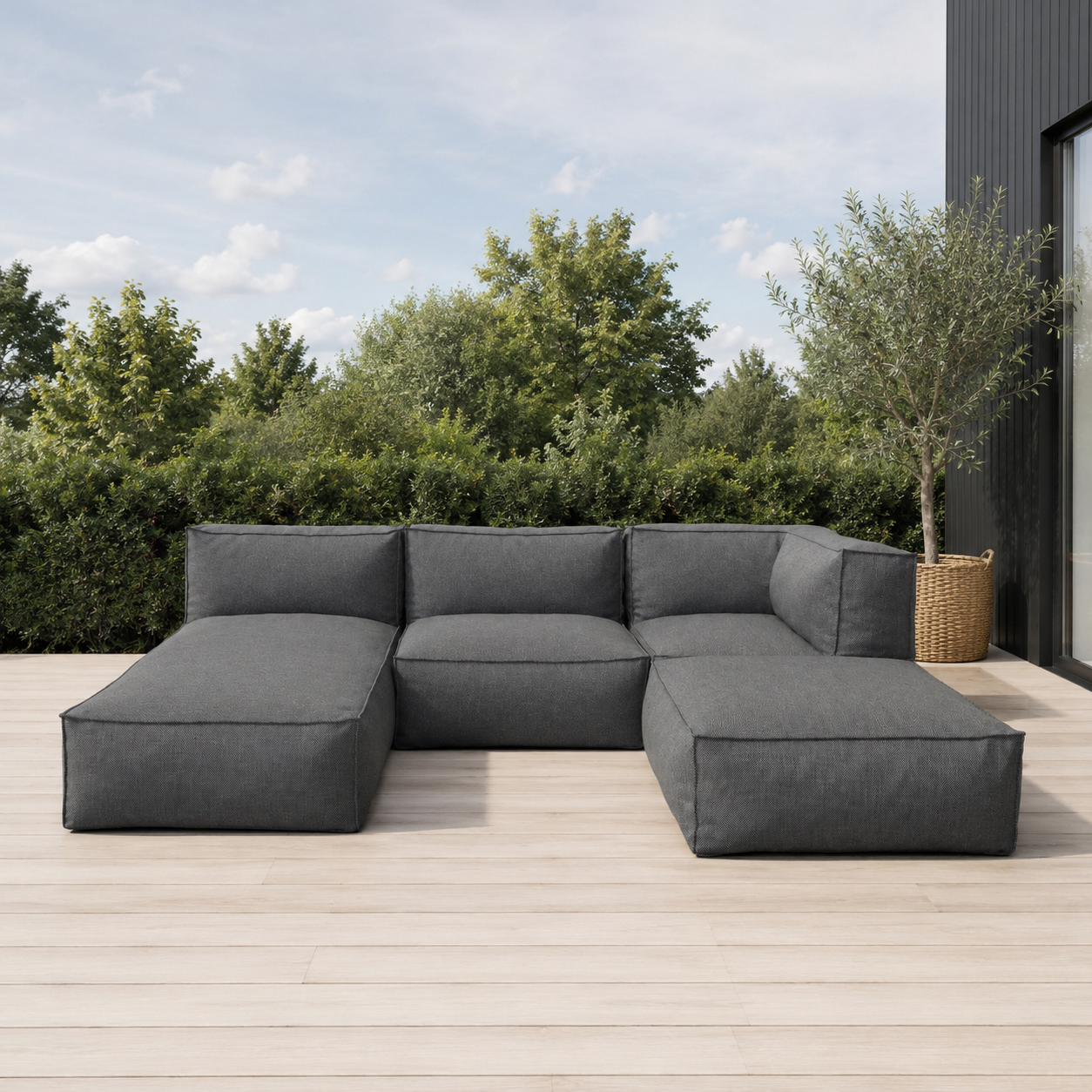 Cozy Lounge Retreat | Dark grey