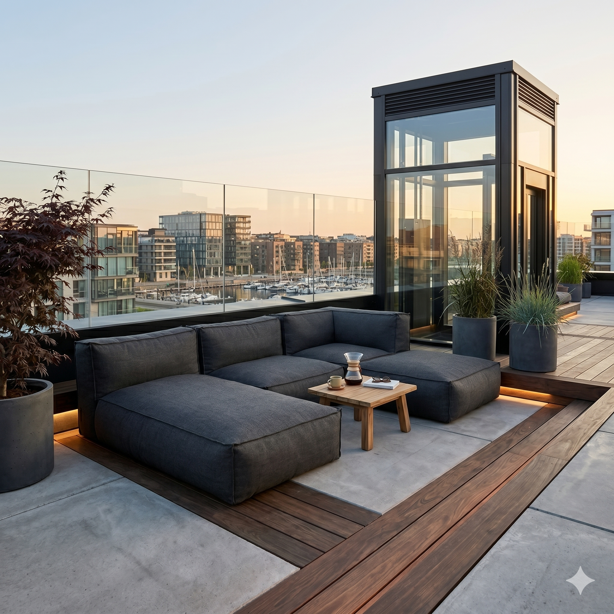 Cozy Lounge Retreat | Dark grey