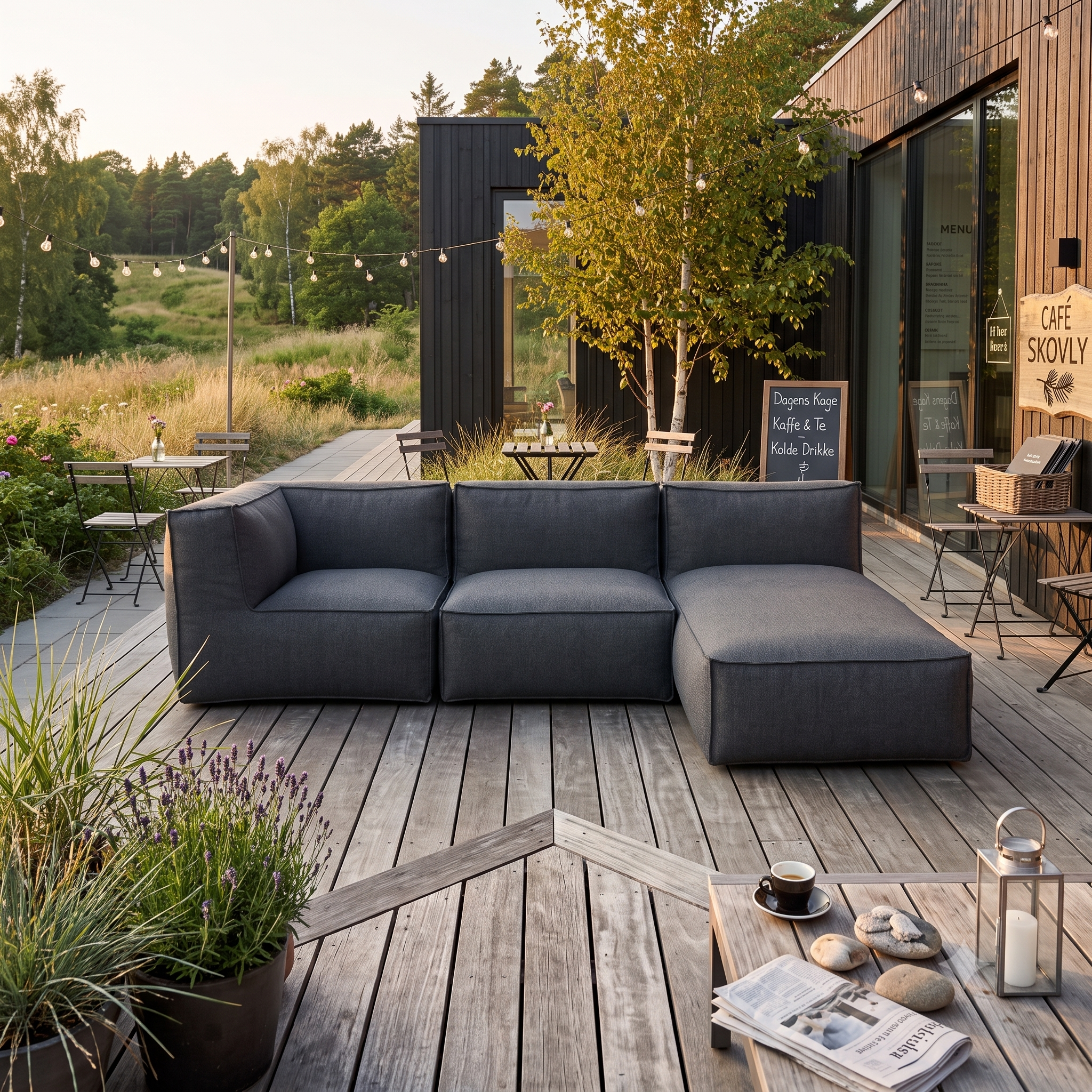 Cozy Lounge Harmony | Dark grey