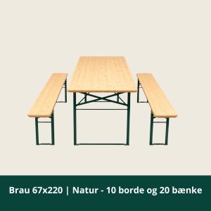 Brau Bench 220x25 cm