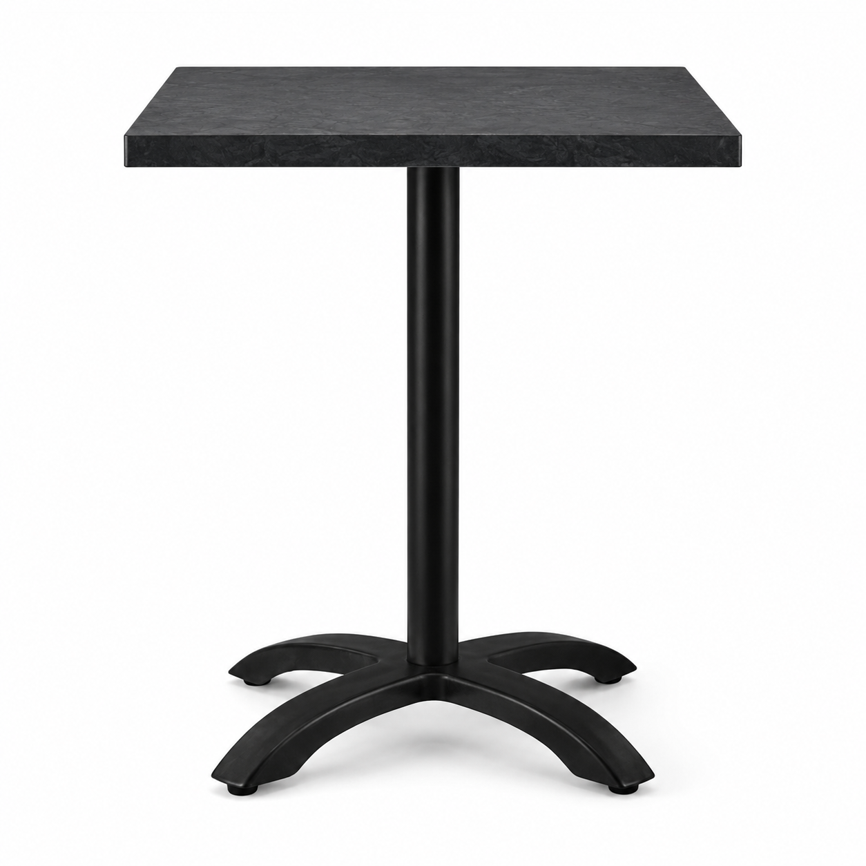 Black marble-look tabletop square Exteriolit