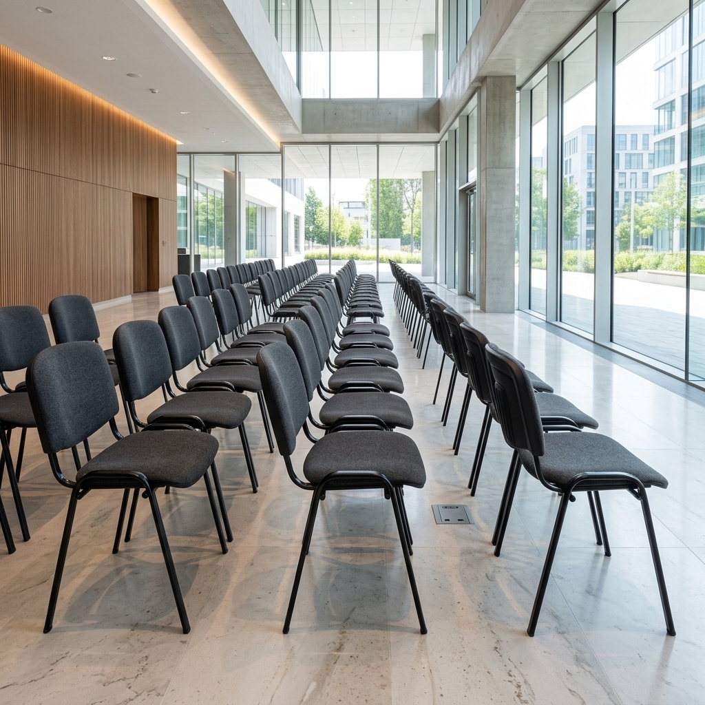 Economy Upholstered stacking chair