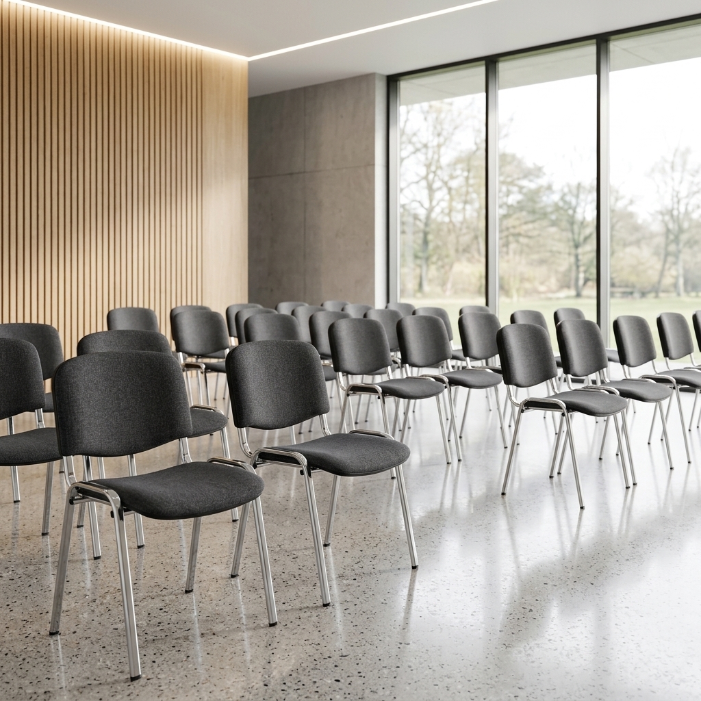 Economy Upholstered stacking chair