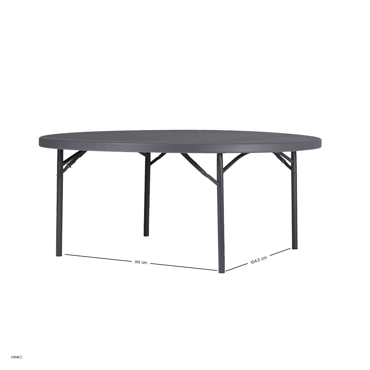 Zown New Classic – round foldable table Planet Ø180 cm