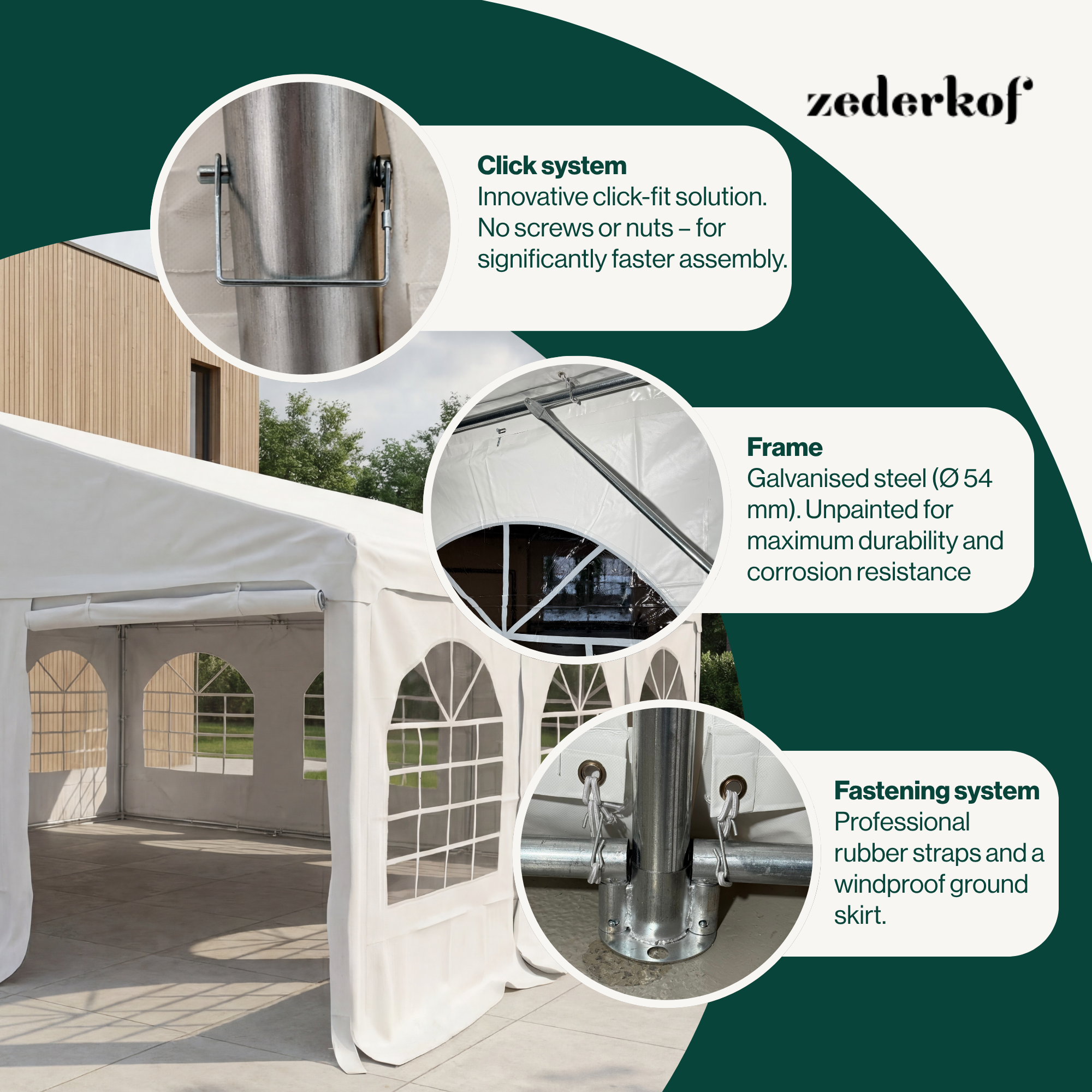 Tent for Events Complete 6x6m