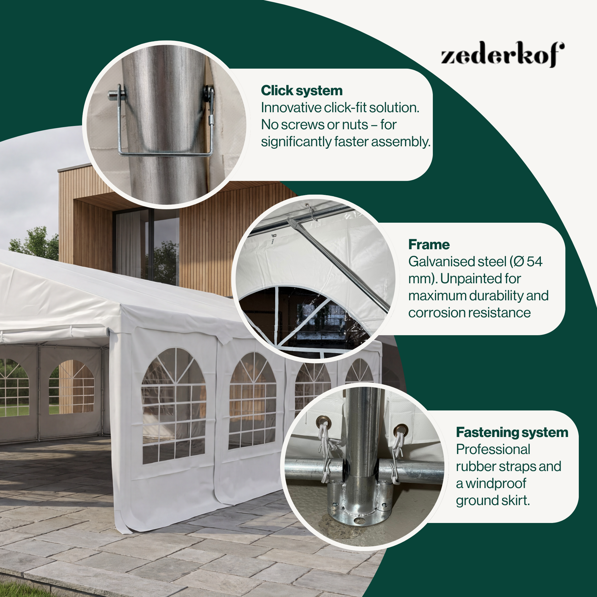 Tent for Events Complete 6x8m